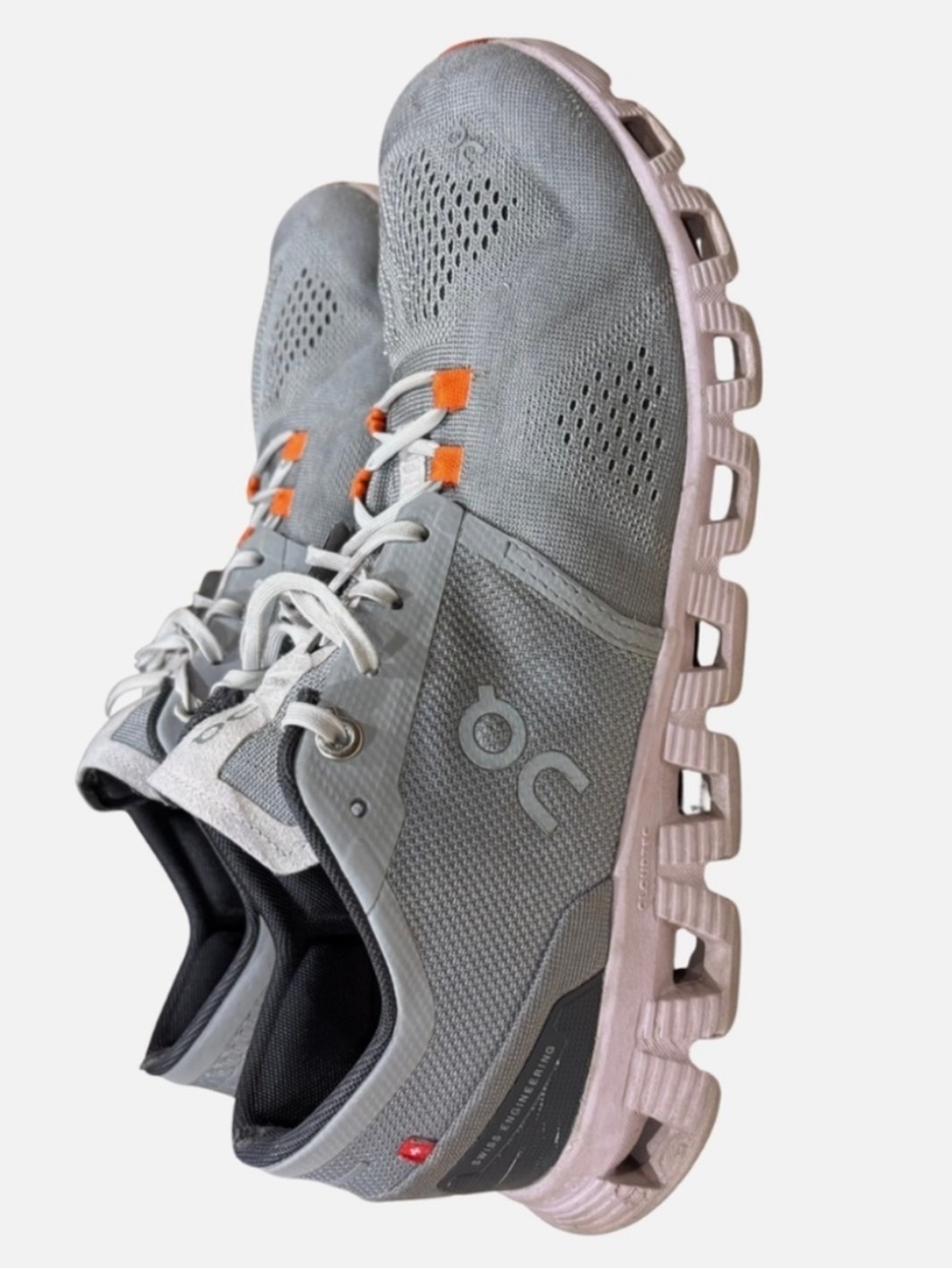 On Cloud X 2 Women’s Size 11 Gray Pink Athletic Running Shoes Sneakers